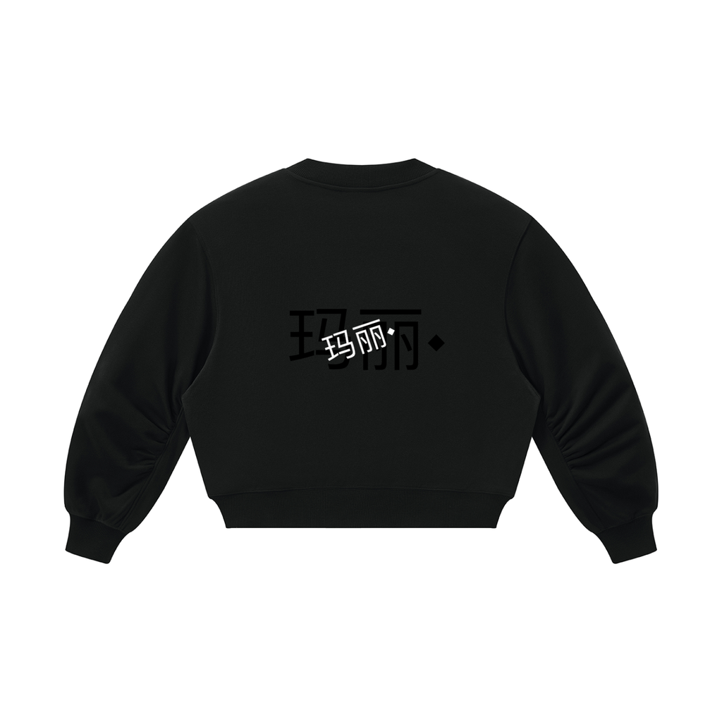 Women’s Crop V-Neck Sweatshirt