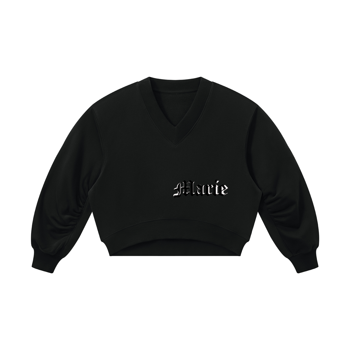Women’s Crop V-Neck Sweatshirt