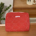 Ins Large Capacity Zipper Makeup Bags