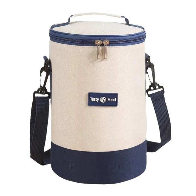 Cylindrical Insulated Lunch Box